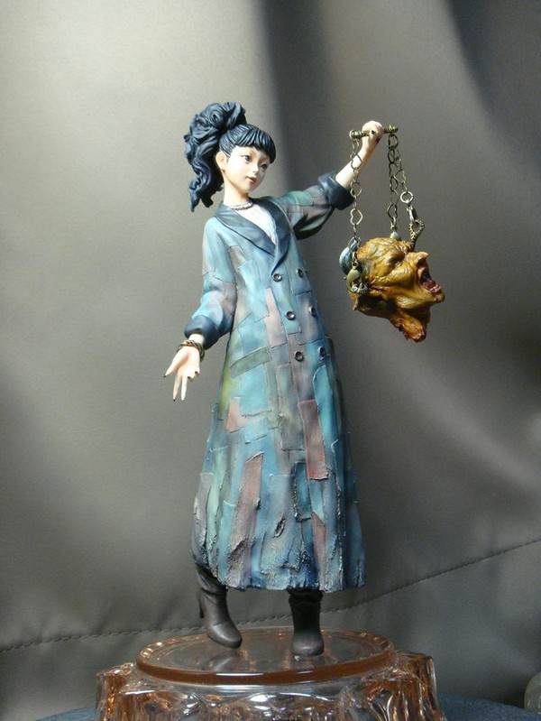 Minarai Witch, Original, Munchkin, Garage Kit, 1/8