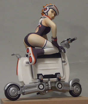 Folding Bike Girl, Original, SomaliCraft, Garage Kit