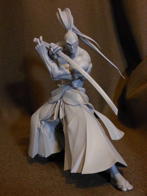 Genjuro Kibagami, Samurai Spirits 2 : Asura Zanmaden, Old-fashioned Ceramic, Garage Kit, 1/7