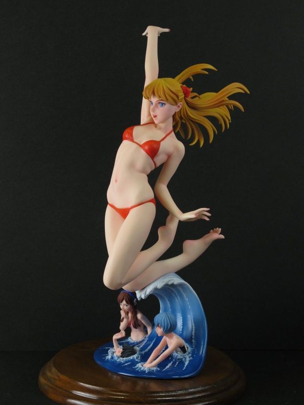 Ayanami Rei, Ikari Shinji, Makinami Mari Illustrious, Souryuu Asuka Langley (Summer Heat), Evangelion Shin Gekijouban, Ara Ara Komatta Dou, Garage Kit, 1/7