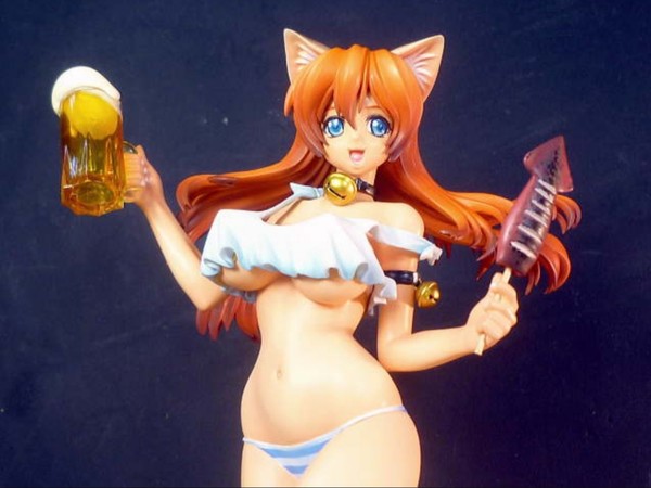 Beer Girl Rurimi-san, Original, KIP, Tandem Twin, Garage Kit