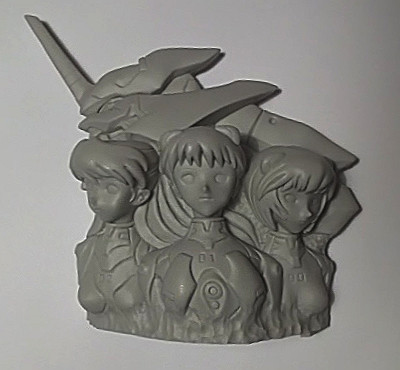 Ayanami Rei, EVA-01, Ikari Shinji, Souryuu Asuka Langley, Shin Seiki Evangelion, Volks, Garage Kit, 1/8