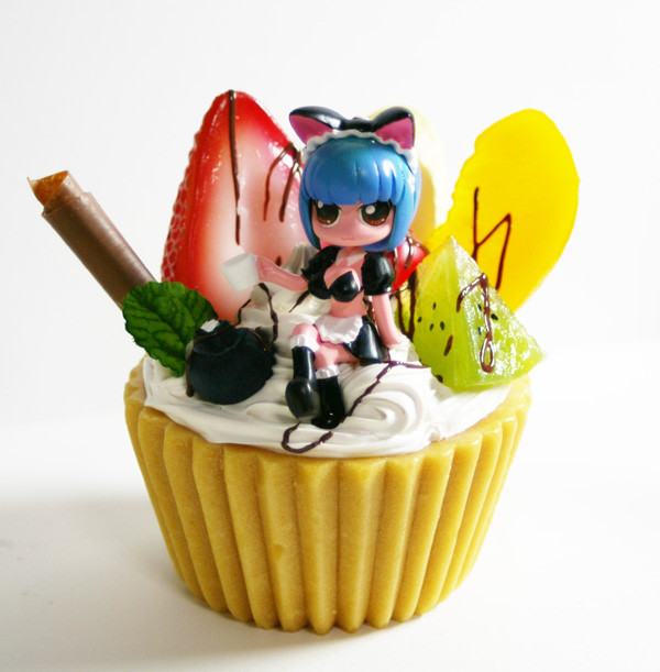 Maid Cupcake, Original, Maruchishinku, Garage Kit