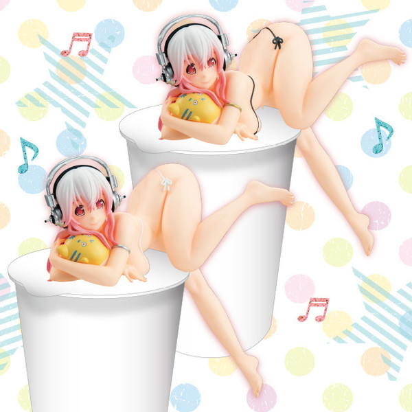 Sonico (Rinyaa Aru!, White), SoniComi (Super Sonico), FuRyu, Pre-Painted