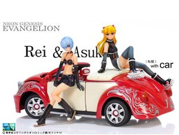 Ayanami Rei, Souryuu Asuka Langley, Shin Seiki Evangelion, Mersa, Garage Kit, 1/12