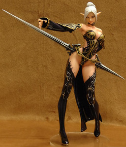 Dark Elf, Lineage II, Cerberus Project, Garage Kit, 1/8