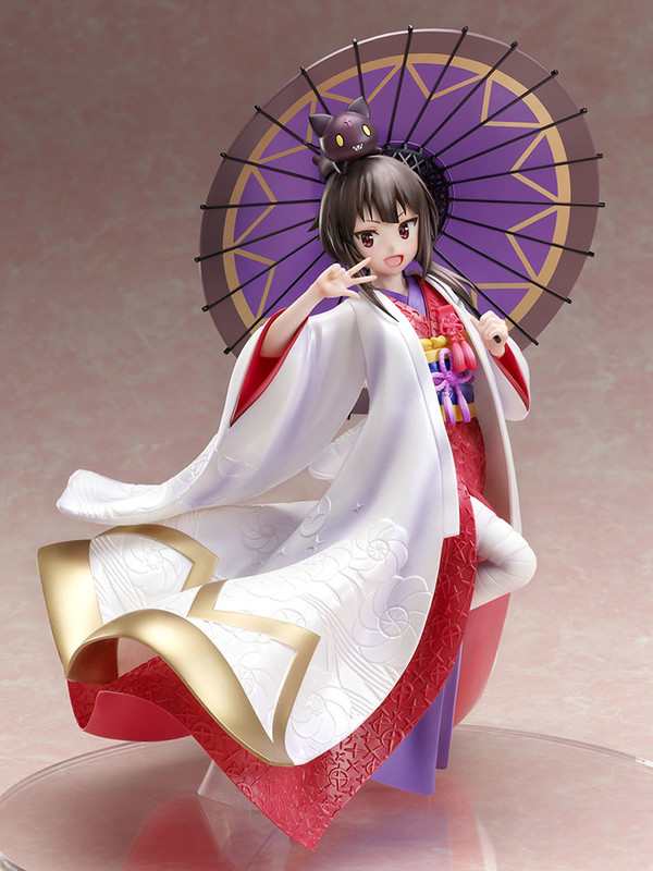 Chomusuke, Megumin (Shiromuku), Eiga Kono Subarashii Sekai Ni Shukufuku O! Kurenai Densetsu, FuRyu, Pre-Painted, 1/7, 4589584951893