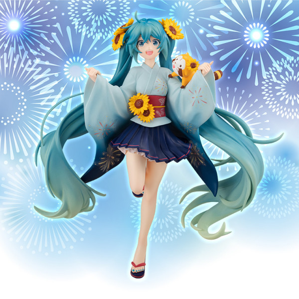 Hatsune Miku, Rascal (Summer Festival), Araiguma Rascal, Vocaloid, FuRyu, Pre-Painted