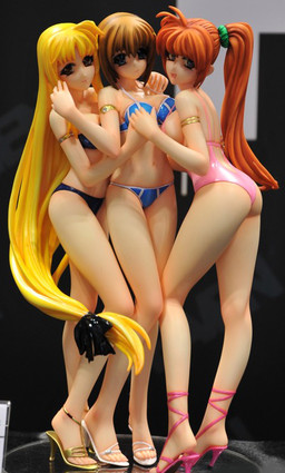 Fate T. Harlaown, Takamachi Nanoha, Yagami Hayate (Swimsuit), Mahou Shoujo Lyrical Nanoha StrikerS, Mizugi Tengoku, Garage Kit