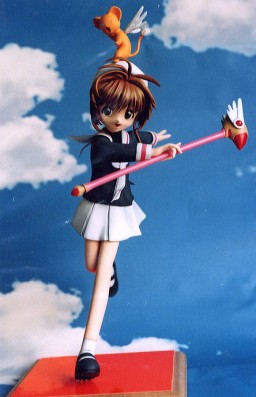 Kero-chan, Kinomoto Sakura (School Uniform), Card Captor Sakura, Musashiya, Garage Kit, 1/5