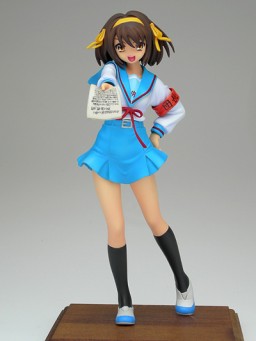 Suzumiya Haruhi (School Uniform), Suzumiya Haruhi No Yuuutsu, Wave, Pre-Painted, 1/10, 4943209550531