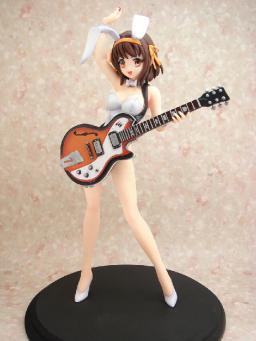 Suzumiya Haruhi (Bunny Girl White (Chara-Ani Limited)), Suzumiya Haruhi No Yuuutsu, Atelier Sai, Pre-Painted, 1/6