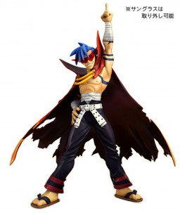 Kamina, Tengen Toppa Gurren-Lagann, Uplark, Pre-Painted, 1/8, 4546598002096