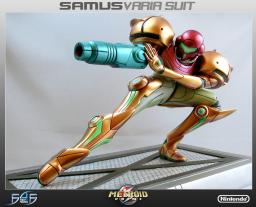 Samus Aran (Varia Suit), Metroid Prime, First 4 Figures, Pre-Painted