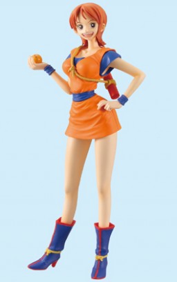 Nami (Goku Style), Dragon Ball Z, One Piece, Banpresto, Pre-Painted