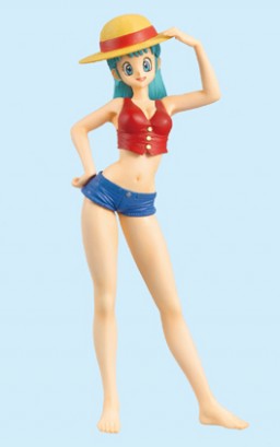 Bulma (Luffy Style), Dragon Ball Z, One Piece, Banpresto, Pre-Painted