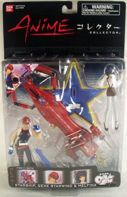 Gene Starwind, Melfina, Seihou Bukyou Outlaw Star, Bandai, Pre-Painted