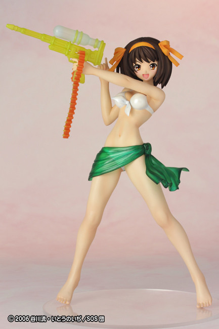 Suzumiya Haruhi (Swimsuit), Suzumiya Haruhi No Yuuutsu, Griffon Enterprises, Pre-Painted, 1/7, 4582221151557