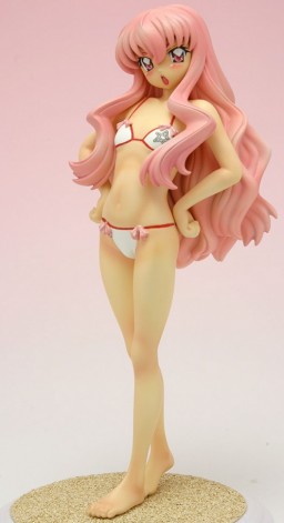 Louise Françoise Le Blanc De La Vallière (White Swimsuit), Zero No Tsukaima, Wave, Pre-Painted, 1/10, 4943209550104