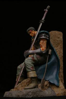 Guts (The Hundred Man Killer (Blue Mantle )), Berserk, Art of War, Pre-Painted, 1/10