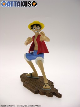 Monkey D. Luffy, One Piece, Attakus, Pre-Painted