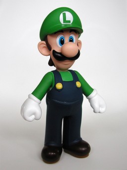 Luigi (Prize Collection #3), Super Mario Brothers, Banpresto, Pre-Painted