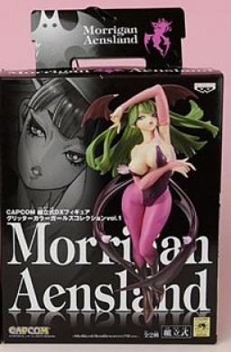 Morrigan Aensland (Capcom DX Figure Glitter Color Girls Collection Vol. 1 Green), Vampire, Banpresto, Pre-Painted