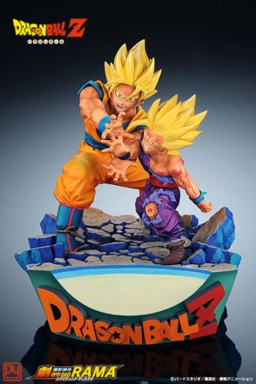 Son Gohan SSJ2, Son Goku SSJ (Father and Son Kamehameha), Dragon Ball Z, Proovy, Pre-Painted
