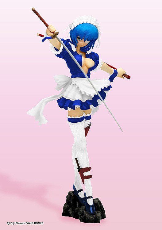 Ryomou Shimei (Maid, Blue), Ikki Tousen Dragon Destiny, Griffon Enterprises, Pre-Painted, 1/7, 4582221152066