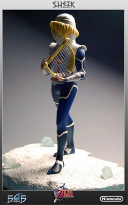 Sheik, Zelda No Densetsu Toki No Ocarina, First 4 Figures, Pre-Painted, 1/8