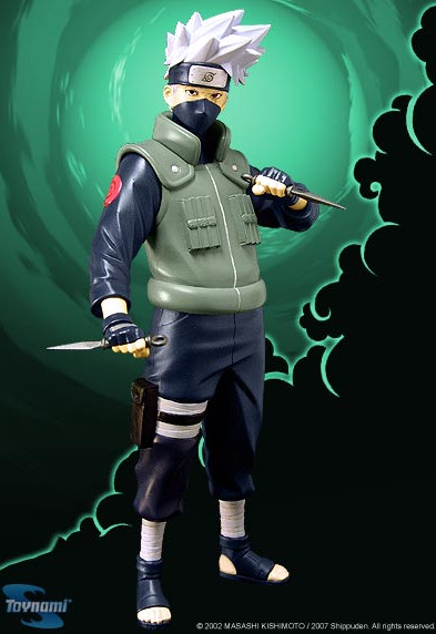 Hatake Kakashi (Figures Series 2), Naruto Shippuuden, Toynami, Pre-Painted