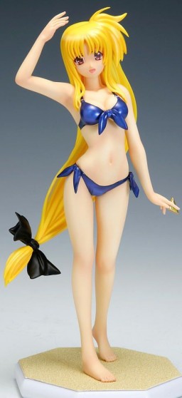 Fate T. Harlaown (Swimsuit), Mahou Shoujo Lyrical Nanoha StrikerS, Wave, Pre-Painted, 1/10, 4943209550746