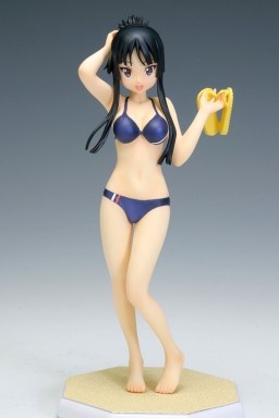 Akiyama Mio (Swimsuit), K-ON!, Wave, Pre-Painted, 1/10