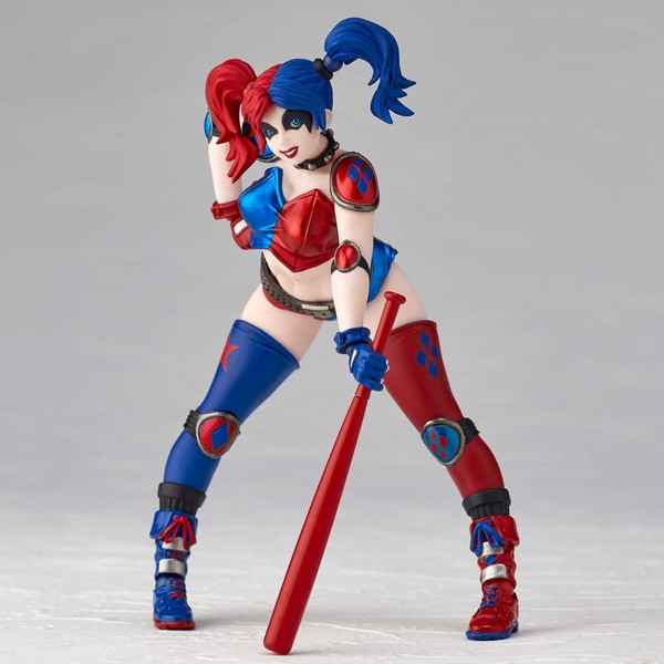 Harley Quinn (Red x Blue Twin-tail .ver, AmiAmi Exclusive Color Edition), Justice League, Kaiyodo, AmiAmi, Action/Dolls, 4537807013255