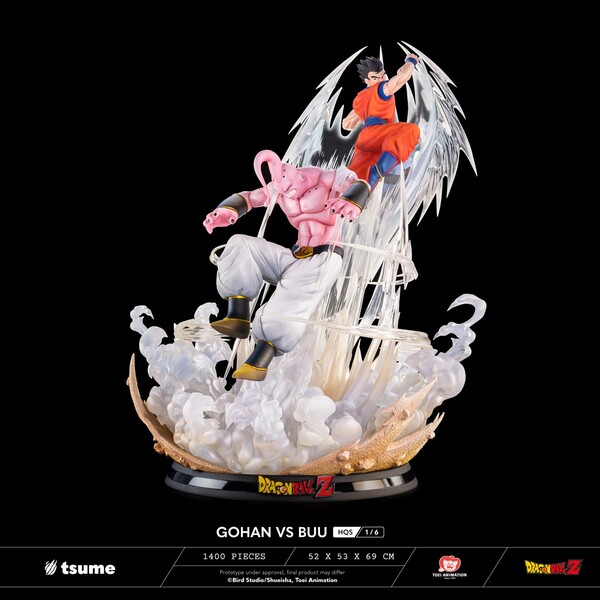 Majin Buu (Super), Ultimate Gohan, Dragon Ball Z, Tsume, Pre-Painted, 1/6