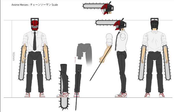 Denji, Chainsaw Man, Bandai, Action/Dolls