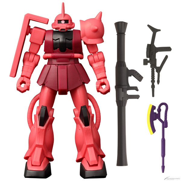 MS-06S Char Aznable's Zaku II Commander Type, Kidou Senshi Gundam, Bandai, Action/Dolls