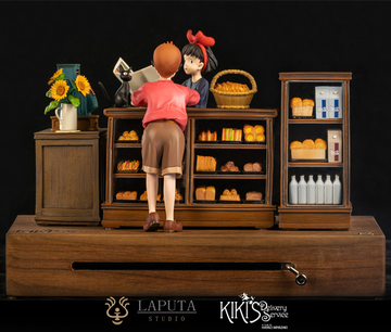 Jiji, Kiki, Tombo Kopoli (Kiki's Delivery Service Music Box), Kiki's Delivery Service, Individual Sculptor, Pre-Painted