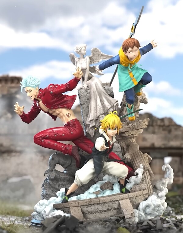 Ban, King, Meliodas, Nanatsu No Taizai: Fundo No Shinpan, Prime 1 Studio, Pre-Painted, 1/6