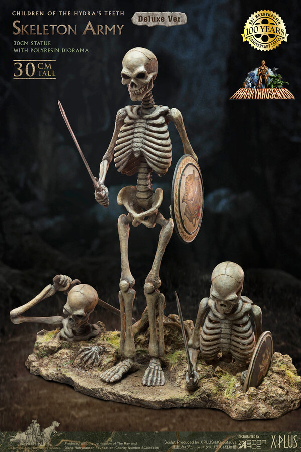 Skeleton Army (Deluxe), Jason And The Argonauts, X-Plus, Star Ace, Pre-Painted, 4897057889520
