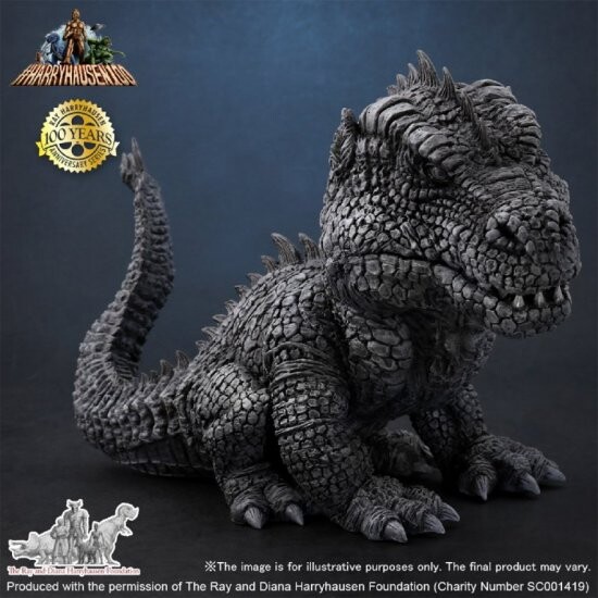Rhedosaurus (Black and White), The Beast From 20, 000 Fathoms, X-Plus, Star Ace, Pre-Painted, 4532149019989