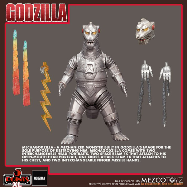 MechaGojira, Gojira Vs. MechaGojira (1974), Mezco, Action/Dolls