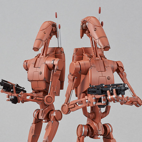 Battle Droid (Geonosis Color), Star Wars: Episode II – Attack Of The Clones, Bandai, Model Kit, 1/12