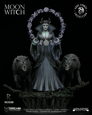 Moon Witch (Art & Artist Reverie Statue Regular), Art By Anne Stokes, Unknown, Pre-Painted, 1/6