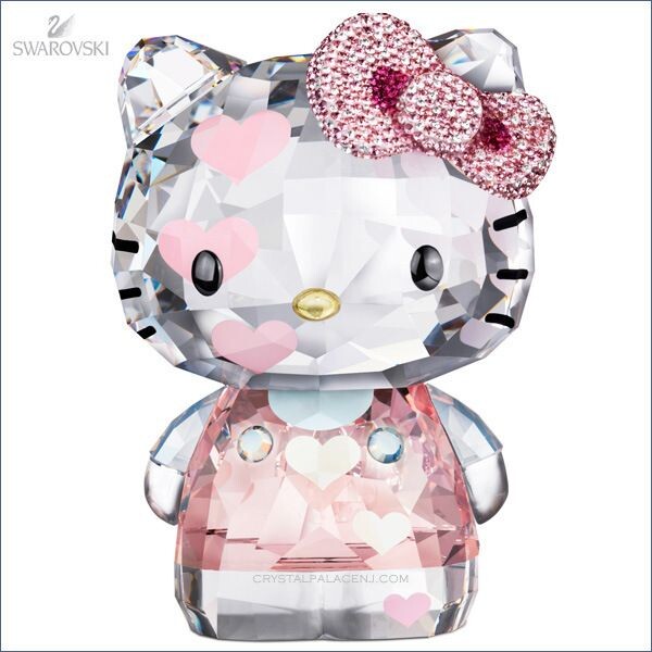 Hello Kitty (Hearts), Hello Kitty, Swarovski, Pre-Painted