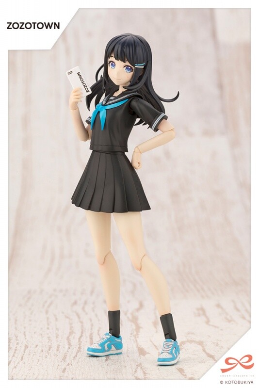 Yuki Madoka (Touou High School Summer Clothes Black Canvas), Original, Kotobukiya, Zozotown, Model Kit, 1/10