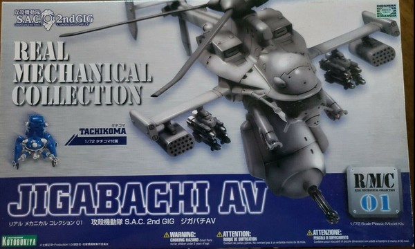 Jigabachi AV, Koukaku Kidotai S.A.C. 2nd GIG, Kotobukiya, Model Kit, 1/72