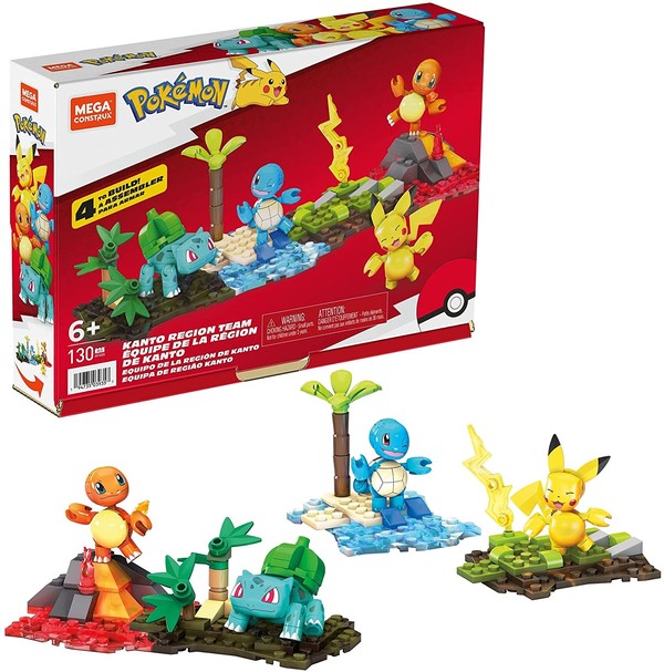 Pikachu (Kanto Region Team), Pocket Monsters, Mattel, Mega Brands Inc., Model Kit