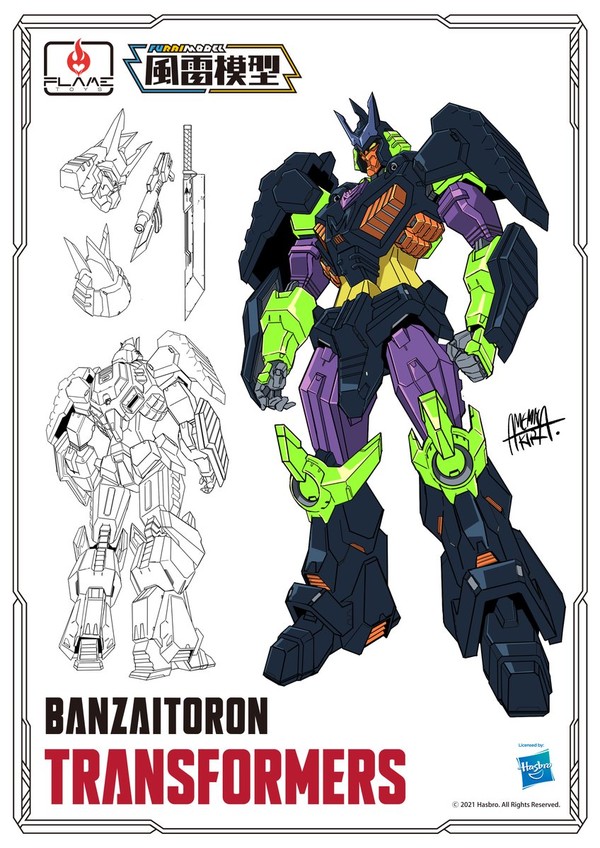 Banzai-Tron, Transformers, Flame Toys, Model Kit