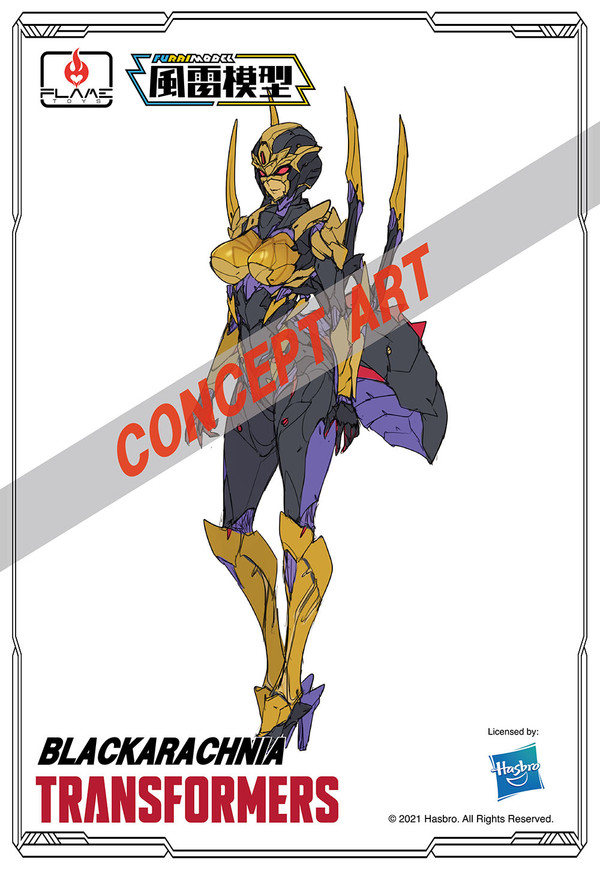 Blackarachnia, Transformers Animated, Flame Toys, Model Kit